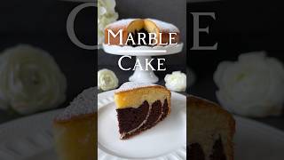 Marble Cake Recipe 🤍 [upl. by Ecerahc]