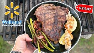 Lets cook a 3 Course MEAL over Hot COALS with Walmart Ingredients [upl. by Bennett]