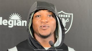 ZAMIR WHITE SPEAKS ON COUNTRY STRONG BULKUP FOR RAIDERS DURING TRAINING CAMP CONFIDENT AS RB1 [upl. by Chloette]