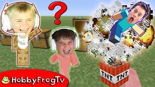 Minecraft Risky Chest Burst Challenge PRANK on HobbyFrogTV [upl. by Ri506]