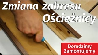 Ościeżnica Instrukcja zmiana zakresu szerokości Ościeżnicy Regulowanej do Drzwi wewnętrznych [upl. by Ecertak469]