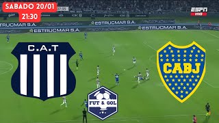 🔴 TALLERES DE CORDOBA  BOCA JUNIORS EN VIVO  FUT AND GOL [upl. by Flosi303]