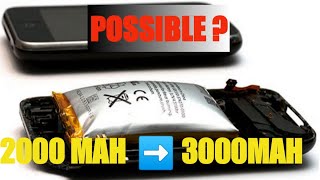 Can I change the battery of my phone 2000MAH to 3000 MAH [upl. by Assirol]