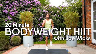 NO EQUIPMENT HIIT Workout 20 Moves in 20 Minutes  Joe Wicks Workouts [upl. by Nnagrom]