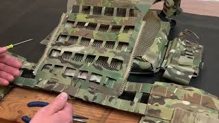 Crye SPC Structured Plate Carrier Cummerbund Installation [upl. by Rosenwald22]