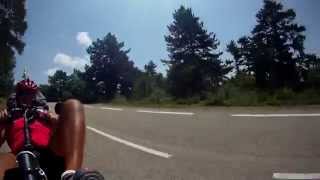 Descente du Mont Ventoux en vélo couché [upl. by Nesrac256]