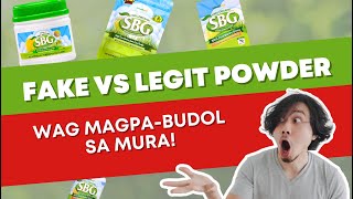 FAKE VS LEGIT Salveo Barley Grass Powder Part 2  Powder Comparison  Maging Mapanuri [upl. by Oinotnaocram]