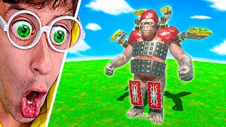 YO vs MONO ROBOT GIGANTE 🤖🐵 Batalla por Equipos HERMANO  Animal Battle Simulator TEKENDO [upl. by Kussell624]