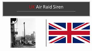 UK Air Raid Siren [upl. by Eitsyrc]