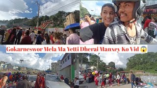 Gokarneswor ma mela herna gako abastha K ho yesto 😂😆 arthamanlopchan vlog [upl. by Nodnart545]