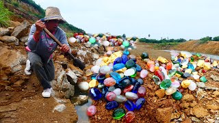 Ordinary gem hunters search for gold and diamonds in the rocky terrain of mountainous lands [upl. by Simara]