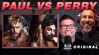 JAKE PAUL VS MIKE PERRY  WEIGHING IN [upl. by Ettennal]