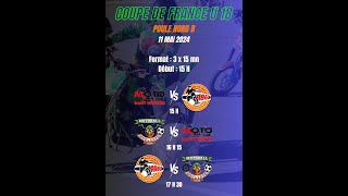 MOTO BALL Coupe de France Voujeaucourt VS Houlgate [upl. by Omissam]