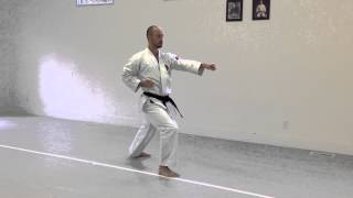 Age Uke Gyaku Zuki back  IKD Testing Syllabus videos  Shotokan Karate 2013 [upl. by Marsden]