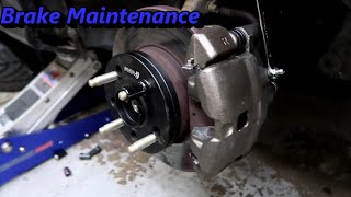 91 Honda CRX Brake Maintenance [upl. by Ellennaj]