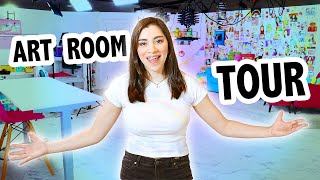 Art Room Tour 2022 Part 1 [upl. by Eelessej]