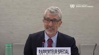 Expert on LGBT Human Rights Presents His First Report to the UN Human Rights Council  HRC56 [upl. by Nwahsyt]