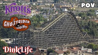 GhostRider at Knotts Berry Farm POV  Review [upl. by Acie]