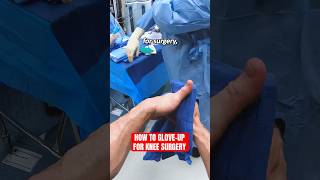 How To Double Glove for Orthopedic Surgery 🧤 shorts [upl. by Jephum]