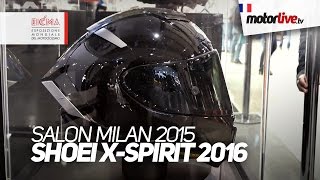 SALON MILAN 2015  SHOEI XSPIRIT III 2016  EICMA [upl. by Acisseg]