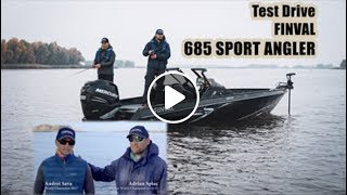 Test Drive 250HP FINVAL 685 Sport Angler at Chernobyl [upl. by Riannon]