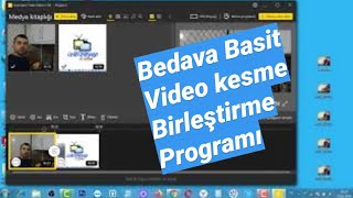 Bedava Türkçe basit Video editor kesme birleştirme programı indir ICECREAM VIDEO EDITOR [upl. by Ocirled]