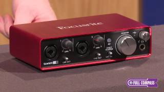 Focusrite Scarlett 2i2 2nd Gen 2x2 USB 20 Audio Interface Overview  Full Compass [upl. by Enrol]