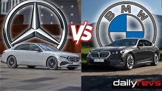 BMW 530e VS MercedesBenz E 300e  Design Comparison [upl. by Jaddan]