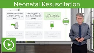 Neonatal Resuscitation Overview amp Apgar Score – Pediatrics  Lecturio [upl. by Nidla]