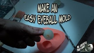 How to Make an Eyeball Mold for Halloween Props [upl. by Pegasus]