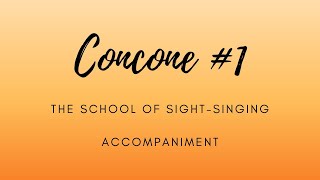 Concone 1 Accompaniment [upl. by Agathy]