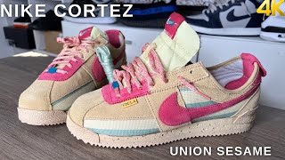 Nike Cortez Union Sesame On Feet Review [upl. by Albina]