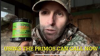 HOW TO USE PRIMOS CAN CALL BEFORE THE RUT whatzupoutdoors whitetailbucks [upl. by Perrins]