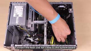 ThinkSystem ST50 V3 installing a heat sink and fan module [upl. by Viridissa]