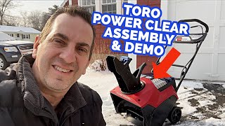 How To Assemble Toro Power Clear Battery Powered 21quot Snow Blower [upl. by Llig]