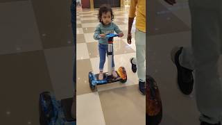 saanvi is riding on self balancing electric scooter shortsvideo shortsviral saanvithelittlestar [upl. by Kingsbury]