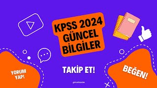 KPSS 2024 GARANTİ ÇIKABİLECEK GÜNCEL SORULAR kpssgüncel kpss2024 kpssmatematik kpsstarih [upl. by Soiritos825]