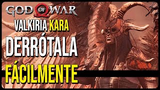 VALQUIRIA KARA  Cómo llegar y derrotarla fácilmente en menos de 3 minutos  God of War 4 [upl. by Selie]