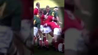 TBT Kobus Wiese KNOCKS OUT Welsh Player [upl. by Eronaele]