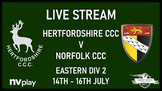 Herts CCC v Norfolk CCC NCCA Eastern Div 2 day 1 [upl. by Olds]