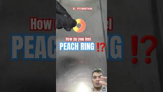 How do you feel Giant Freeze Dried peach ring  asmr candy mukbang candyeating [upl. by Audrey694]