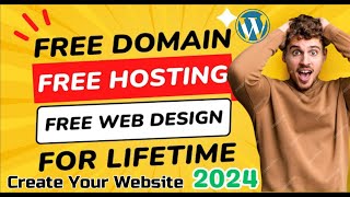 How to Create a FREE WordPress website with FREE Hosting and Domain [upl. by Gipsy]