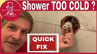 How to Change Temperature of Delta Shower  My shower is cold [upl. by Rhody]