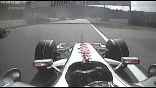 Fernando Alonso onboard at Spa 2007 [upl. by Htesil]