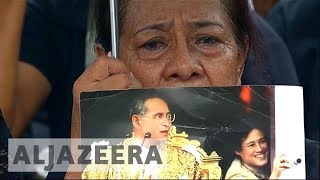 Thais mourn death of King Bhumibol Adulyadej with fiveday ceremony [upl. by Pope415]