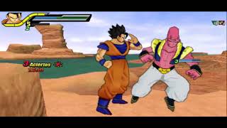 gohan definitivo vs majin buu gotenks absorbido dbz ttt anime version latino [upl. by Fidel]