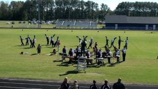 North Pitt HS Marching Band at 37th Anniversary Greene Central High School Band Day 10222016 [upl. by Wittie]