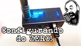 Configuração Jumbospot HOTSPOT SIMPLEX DMR Raspberry Pi Zero WH  placa MMDVM Brandmeister PiStar [upl. by Nevile]