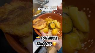 Colombian Sancocho recipe and spanishlesson 🇨🇴😋 Part 12 spanish spanishlesson colombia [upl. by Sesom544]