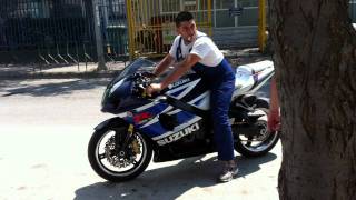 Suzuki GSXR 1000 Burnout Greece [upl. by Ecirtal]